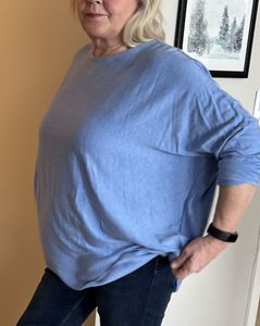 Hovedbilde Genser Bl&aring; onesize 38-48