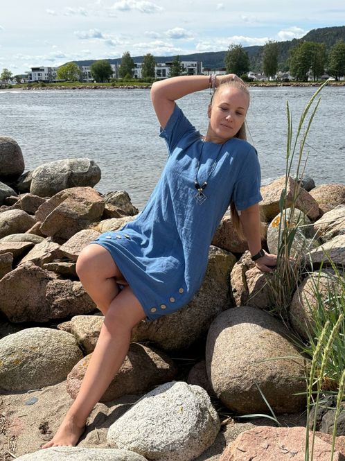 Hovedbilde Tunika kjole blå