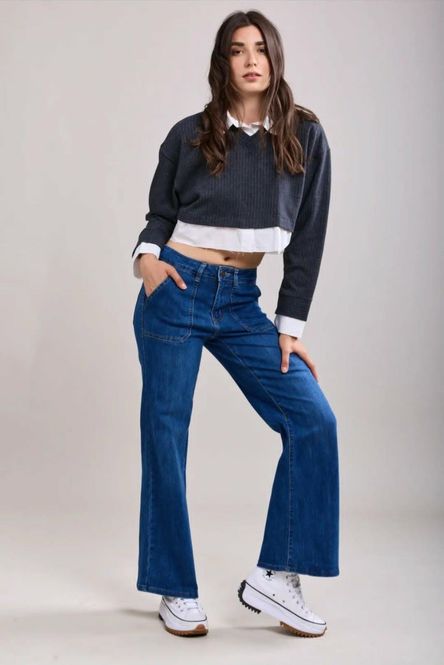 Hovedbilde Toxik3 Flare Jeans Denim