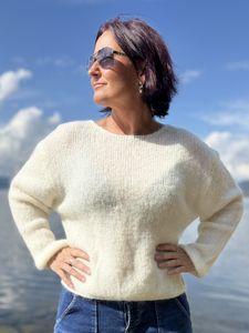 Hovedbilde Varm genser m/mohair Hvit