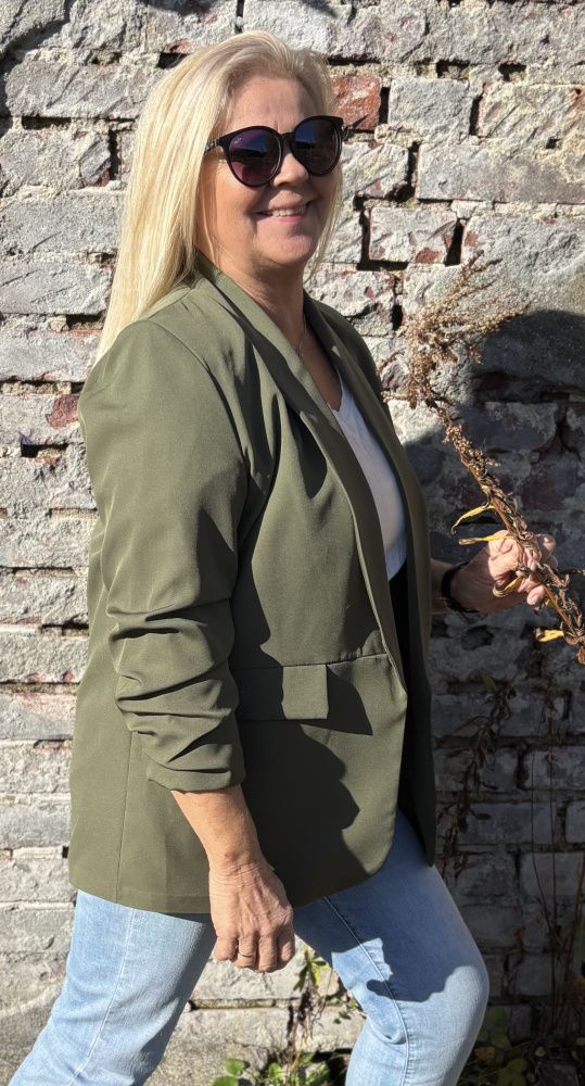 Blazer Olivengrønn