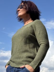 Hovedbilde Myk genser Gr&oslash;nn